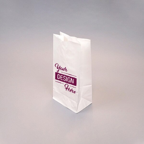 Custom-Printed White Kraft 2-lb Bag